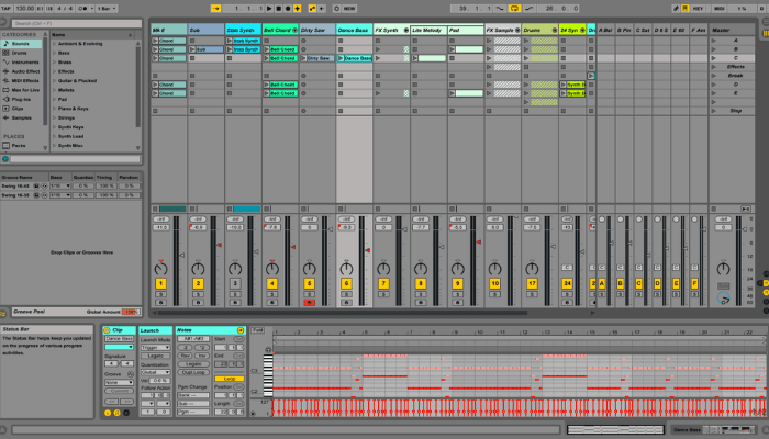 ableton live user interface