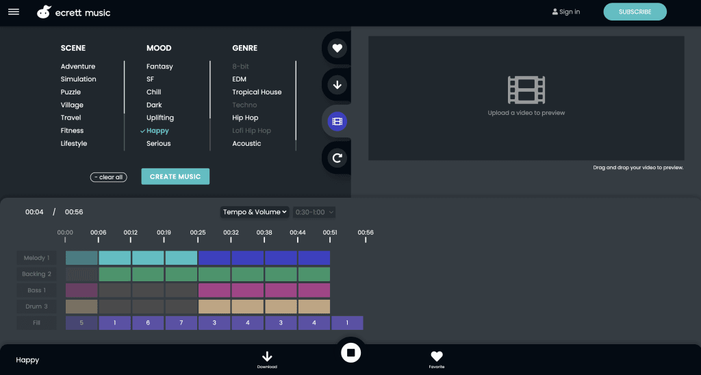 Ecrett AI music production tool