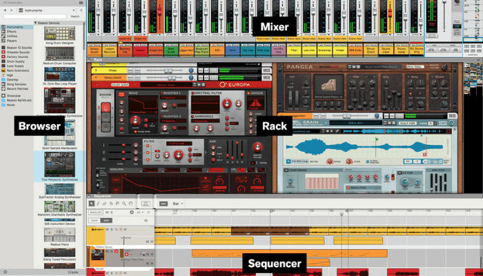 reason user interface
