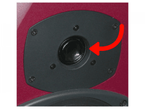 PUSHED TWEETER DOME