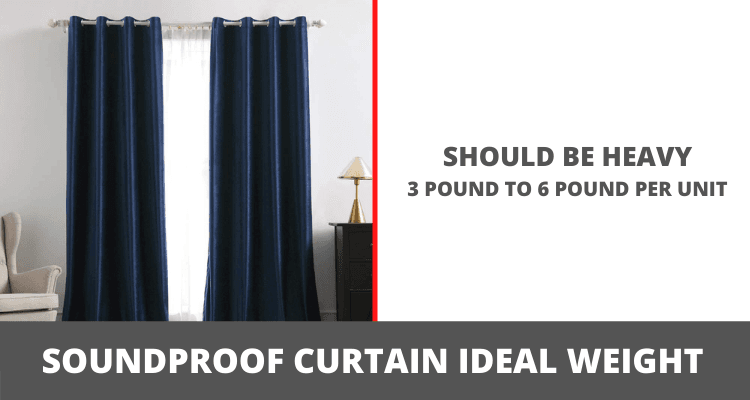 Soundproof Curtain ideal weight