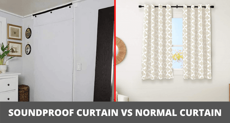Soundproof Curtain vs normal curtain