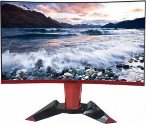 computer monitor for audio recording