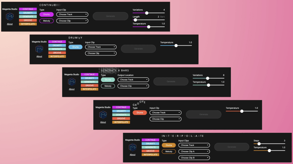 magenta studio AI plugin