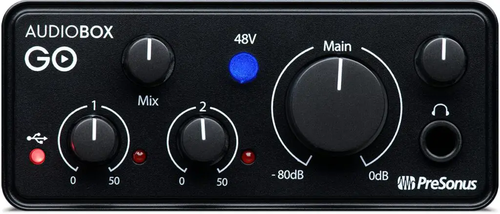 presonus-audiobox-go-controls