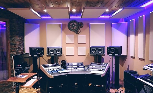 recording studio equipment