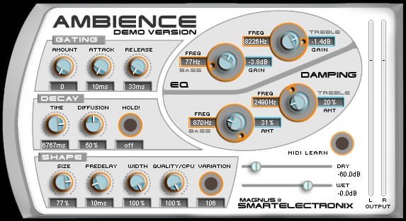 smart teletronix ambience reverb