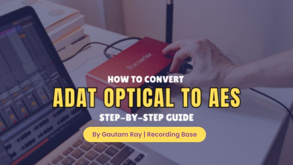 how to convert ADAT Optical to AES