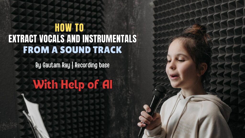 How to Extract Vocal And Instrumental Tracks From Audio
